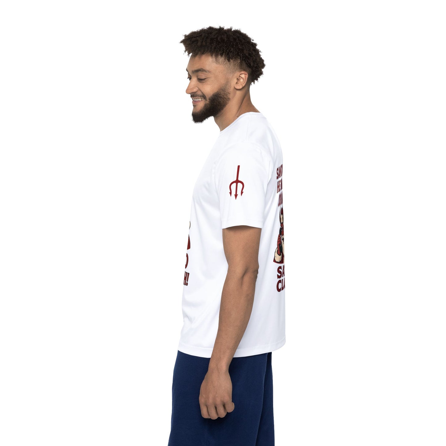 🔥Satan Claus – Naughty & Employed | Joke Parody Collection | Men's Sports Jersey (AOP)