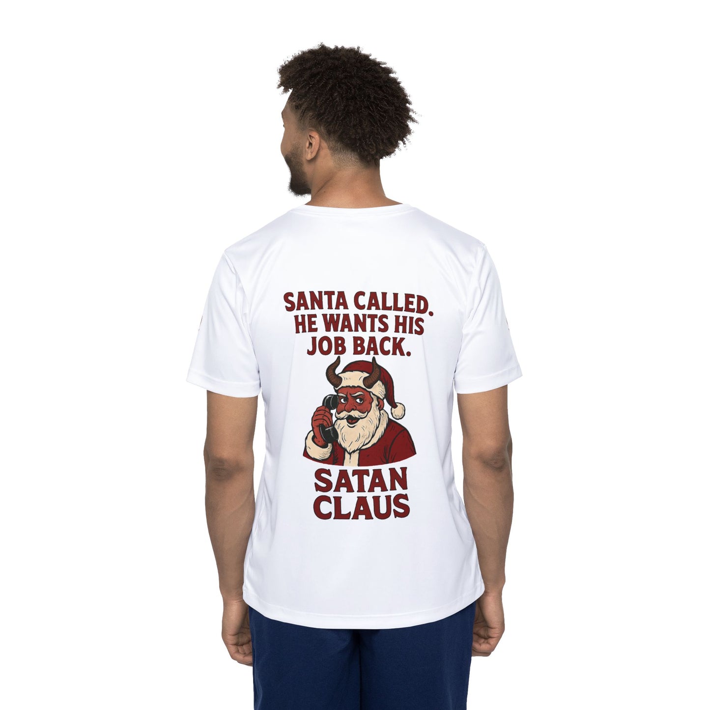 🔥Satan Claus – Naughty & Employed | Joke Parody Collection | Men's Sports Jersey (AOP)