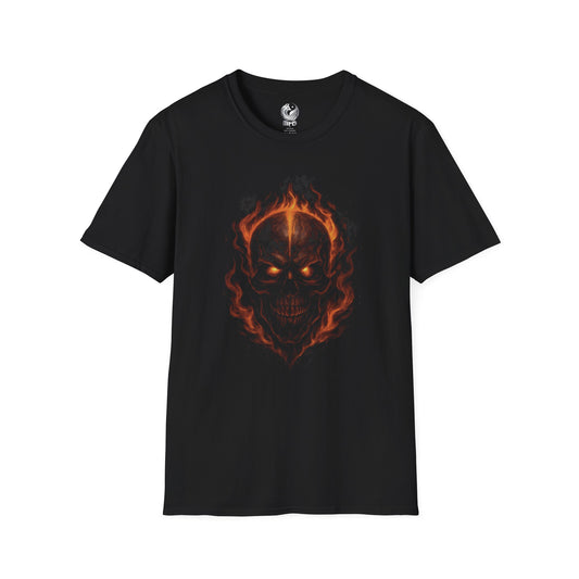 🔥 Infernal Skull - Vivid Orange | Soul Collection | Unisex Softstyle T-Shirt
